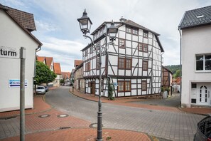 Exterior - Apartment 'Knopf' with Balcony and Wi-Fi (Hardegsen)