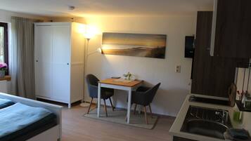 1 makuuhuone, ilmainen Wi-Fi, vuodevaatteet