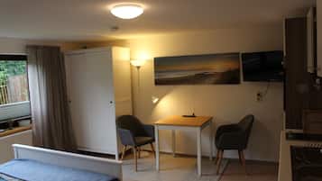 1 makuuhuone, ilmainen Wi-Fi, vuodevaatteet