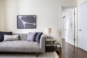 TV, stereo - Sunlit West Village 1BR w/ W/D, nr bars & restaurants, by Blueground (Downtown)