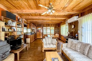 TV, ping pong - Wilderness retreat with board games & large porch - mountain views (Salyer)