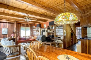 TV, ping pong - Wilderness retreat with board games & large porch - mountain views (Salyer)