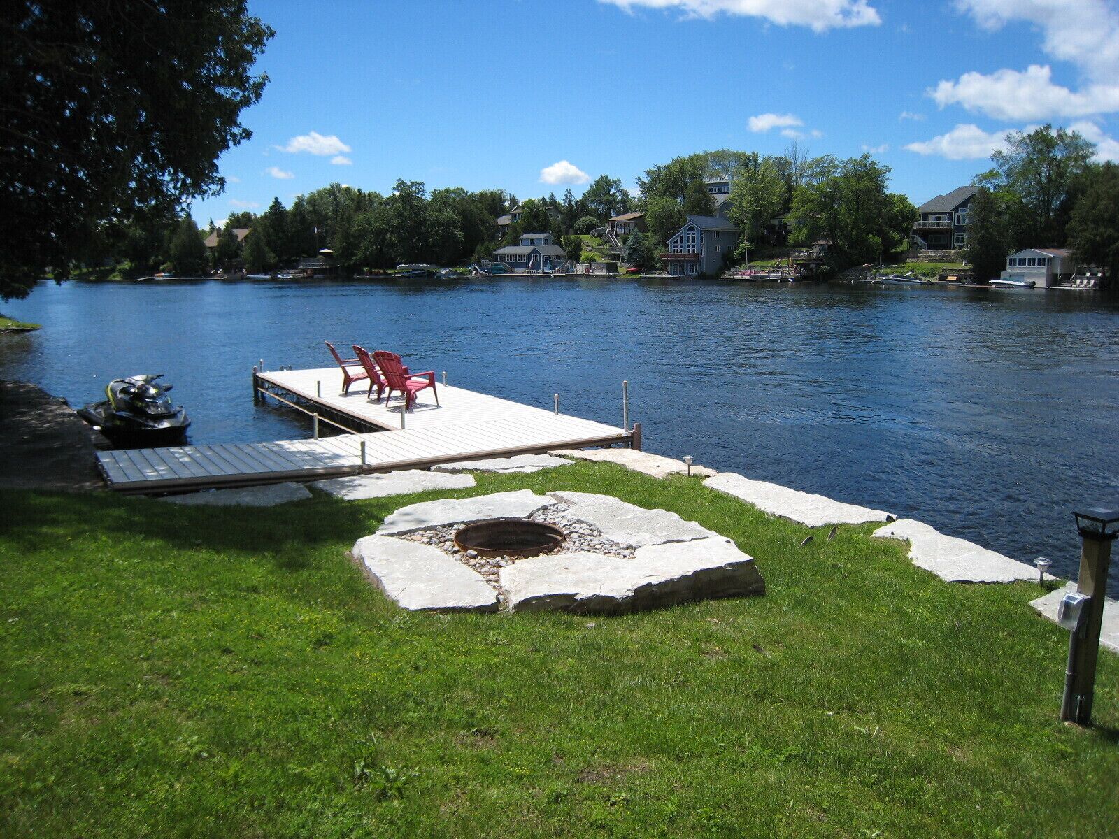 Large Dock and Firepit