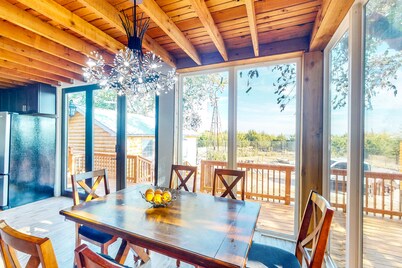 Gated ranch home on 5 acres with Lavon Lake access, ATV trails, petting zoo