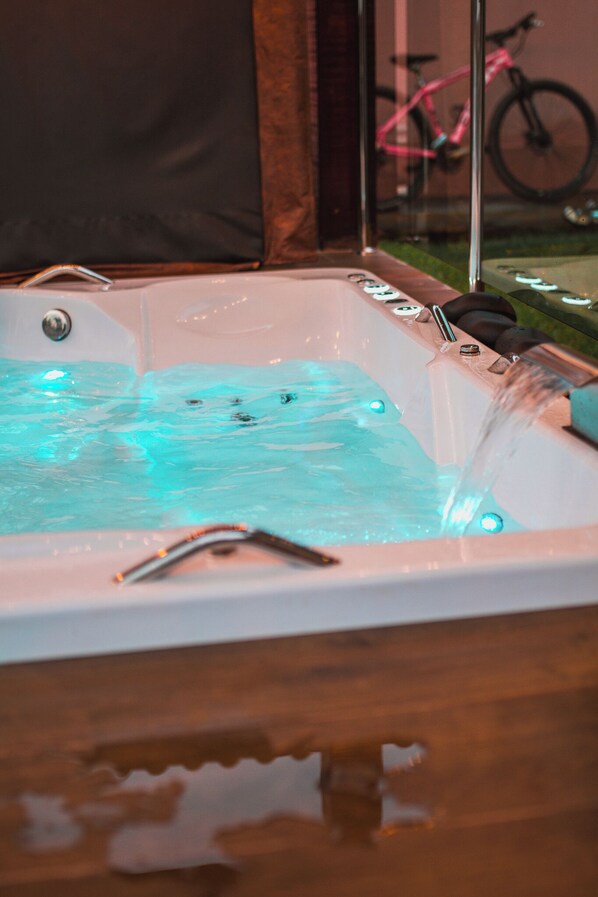 Idromassaggio all'aperto