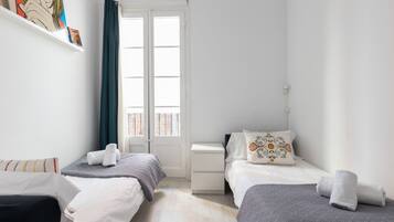 2 habitaciones, tabla de planchar con plancha y wifi gratis