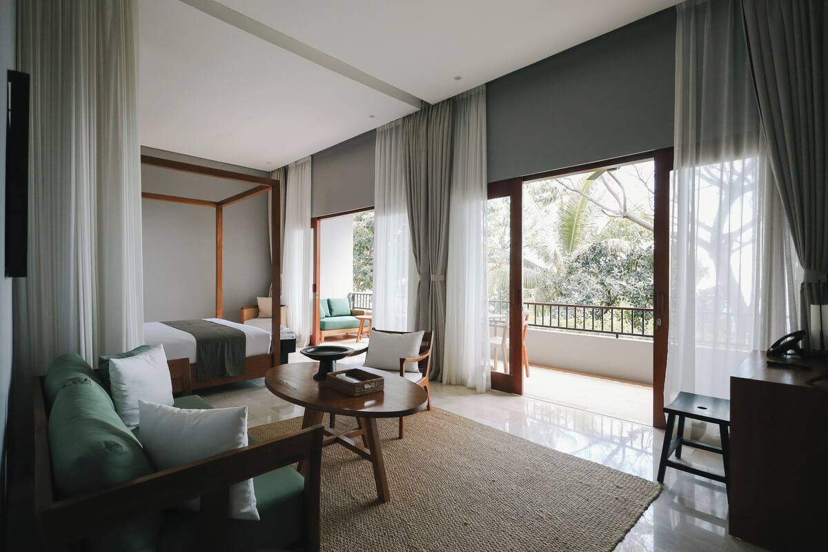 Studio Suite Junior | 2 phòng ngủ, chăn bông, nệm cao su hoạt tính (memory foam), minibar