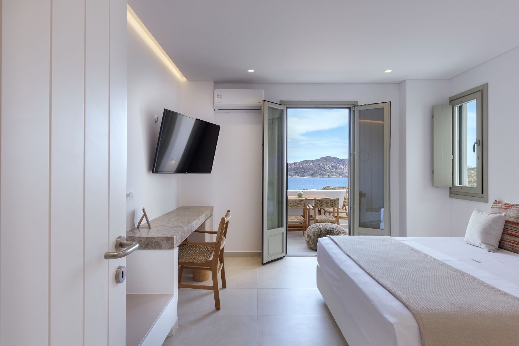 Family Suite, 1 Bedroom, Terrace, Sea View | In-room safe, desk, soundproofing, free WiFi