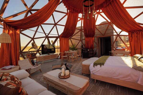 Dome with Breakfast | Dundyner, minibar (inkludert), wi-fi (inkludert) og sengetøy