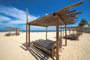Tæt på stranden