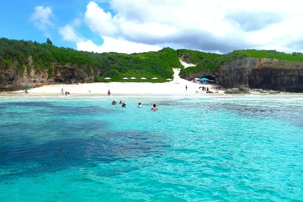 Beach nearby, white sand