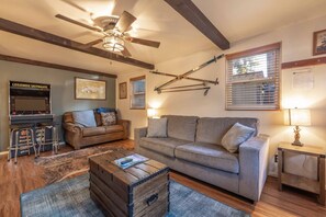 TV connectée, cheminée