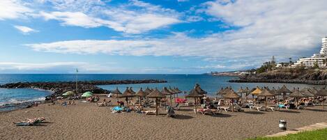 Beach nearby, beach towels