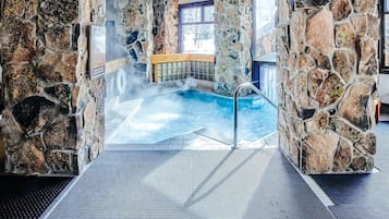 Indoor pool, a heated pool