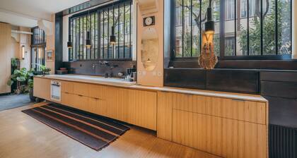 loft in the oberkampf district 2 bdr 2 baths