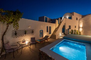 Deluxe Suite, Jetted Tub, Sea View | Terrace/patio