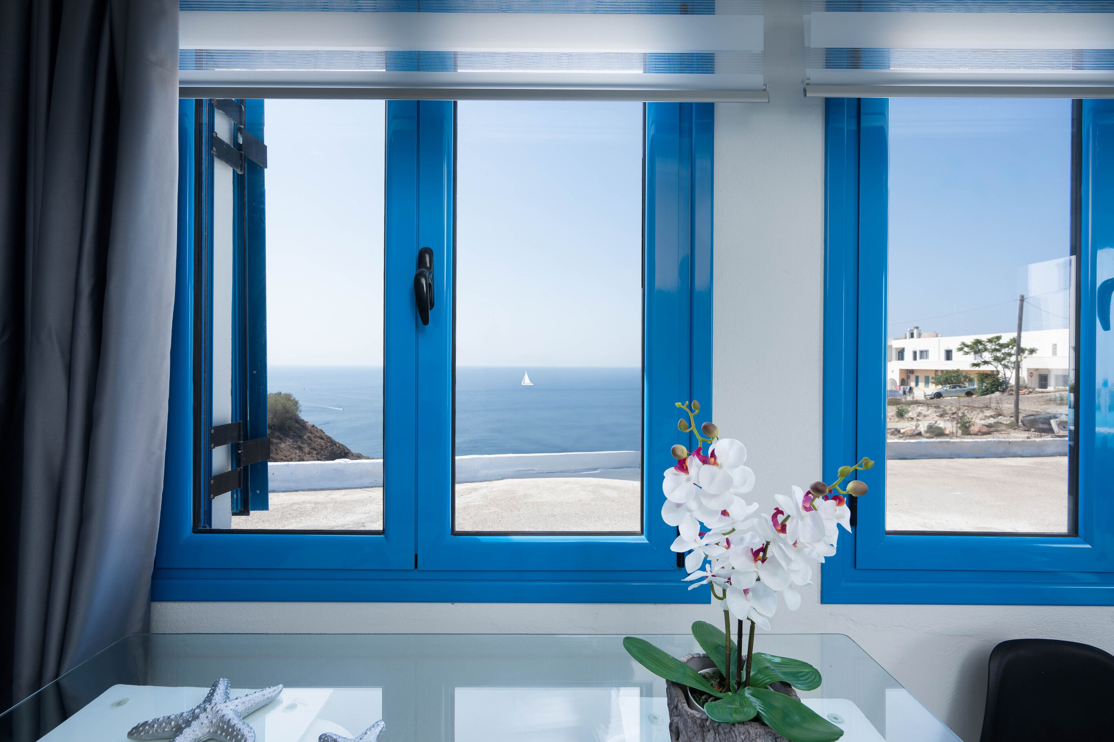 Suite Deluxe, idromassaggio, vista mare | Vista dalla camera