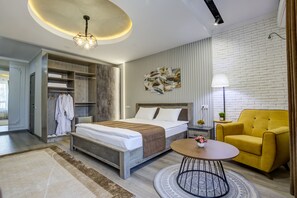 Habitación doble de lujo | Sábanas de algodón egipcio y ropa de cama de alta calidad 