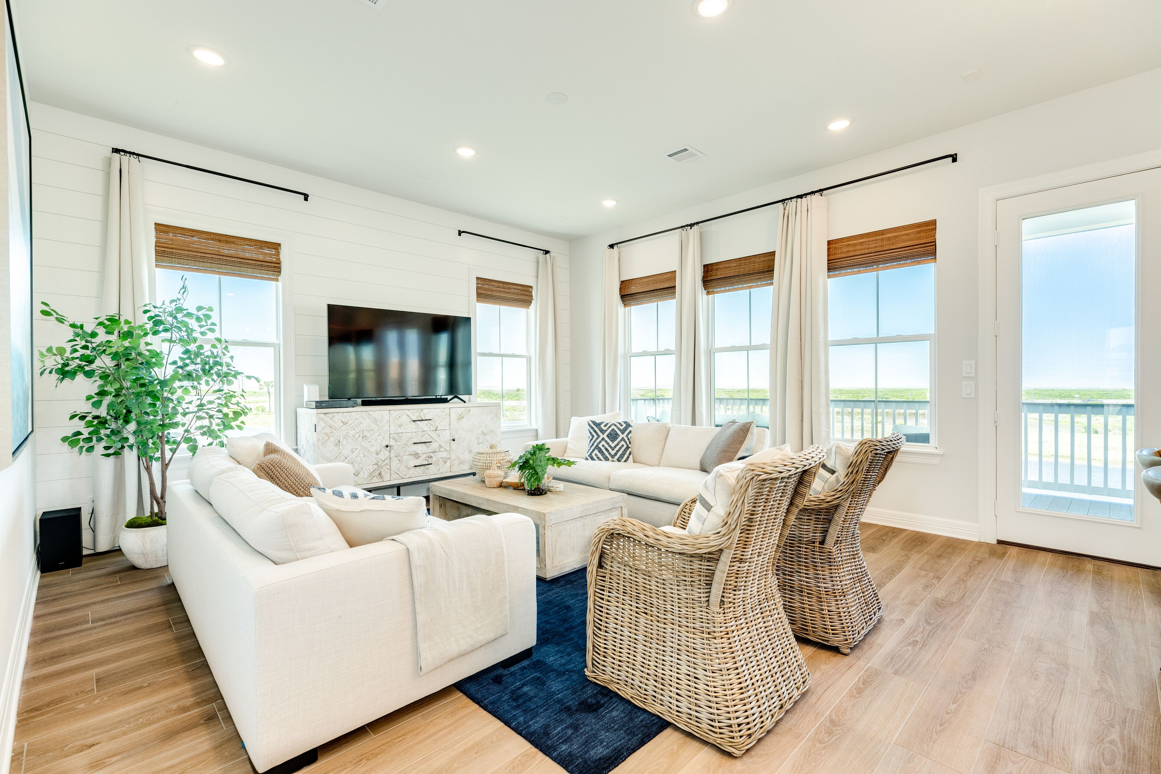 2023 Construction w 3 Covered Decks, 4 Suites, Designer Interior, Close to Beach