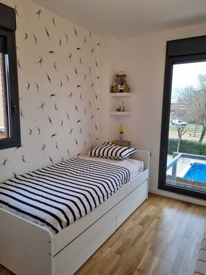 3 habitaciones y ropa de cama 