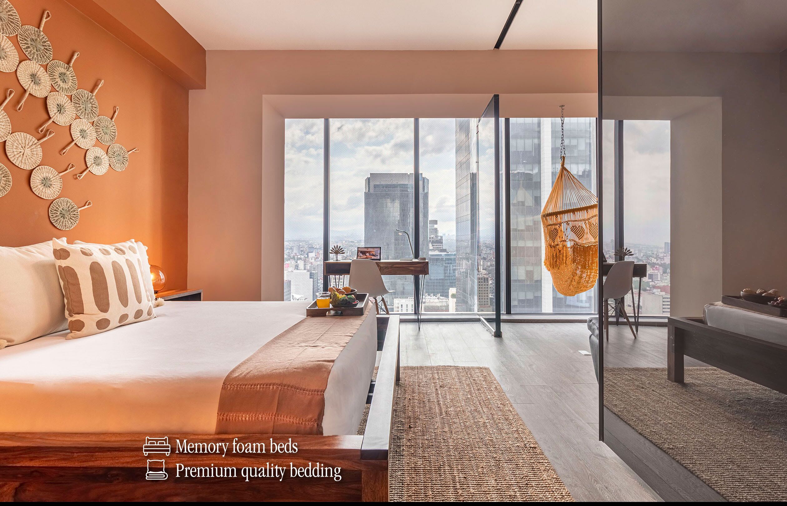 1 bedroom, desk, iron/ironing board, WiFi