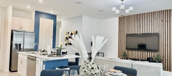 Luxury 3BR/2.5BA Near Disney | Sleeps 9 | Resort Pool | Pet-Friendly | 311
