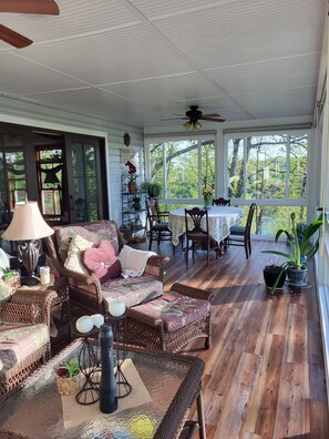 Interior - Beautiful waterfront lodge, private dock and breath taking views of Smith Mt. (Pittsville)