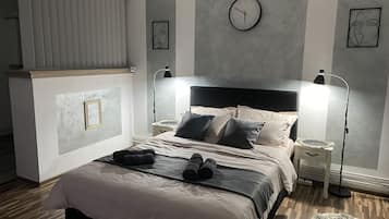 1 室のベッドルーム、WiFi、ベッドシーツ
