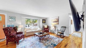 TV, offices - Spacious Home with King Beds, Large Yard, & Family Space (Centennial)