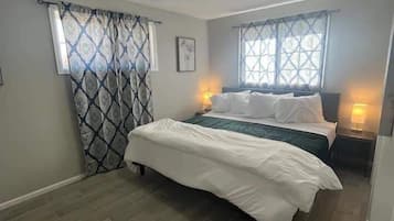 3 bedrooms, iron/ironing board, travel crib, WiFi