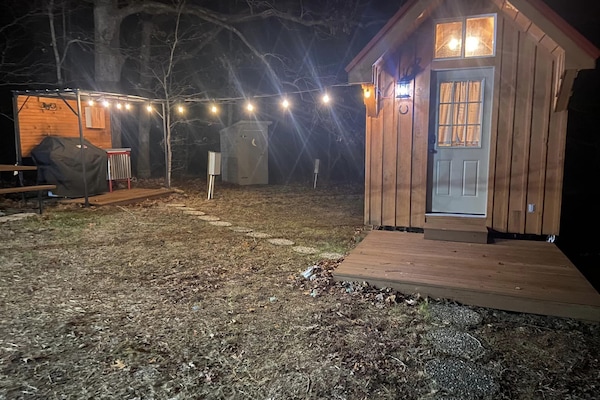 Enjoy the outdoor space in the evening too!