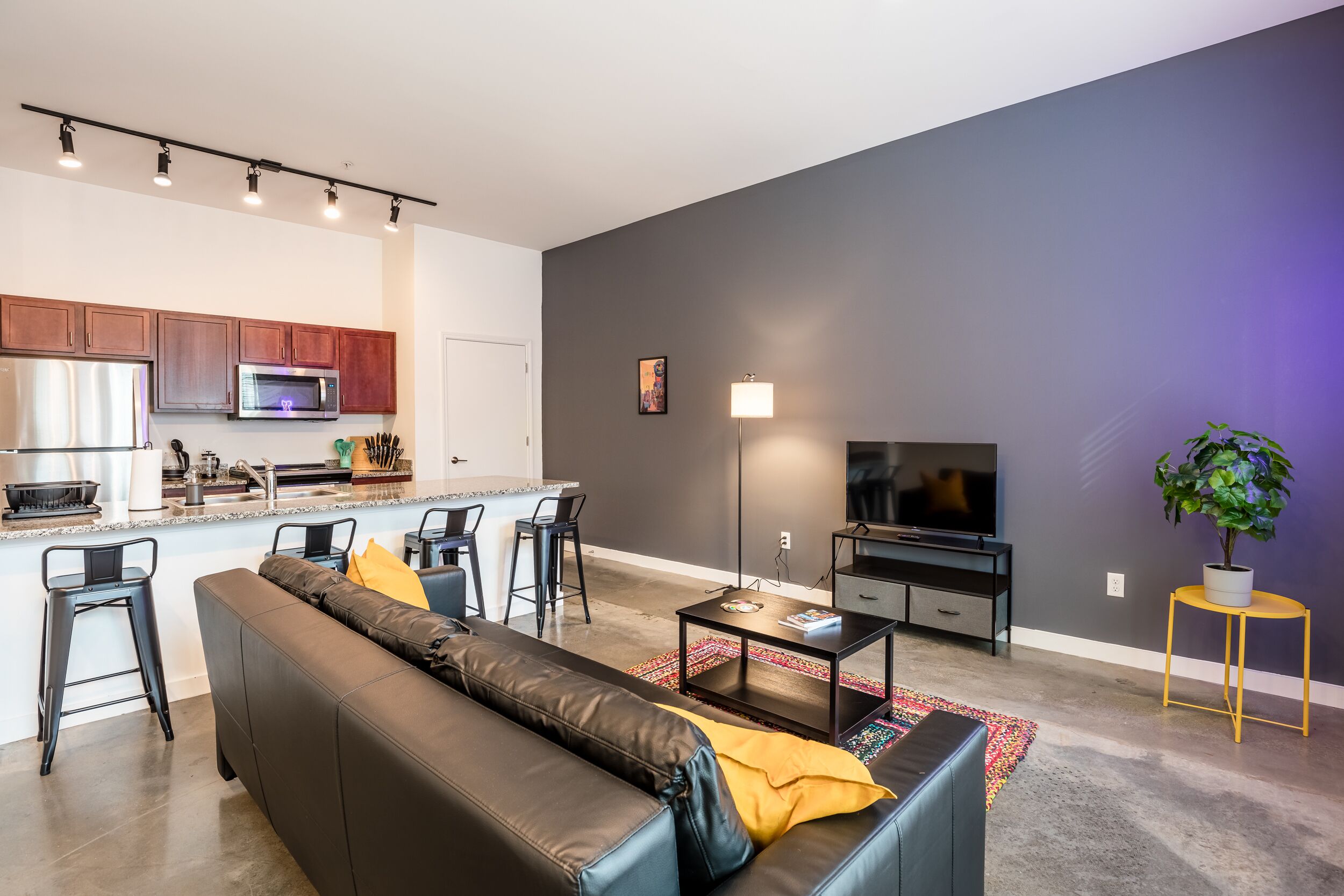 Memphian KING SUITE downtown with a POOL and GYM