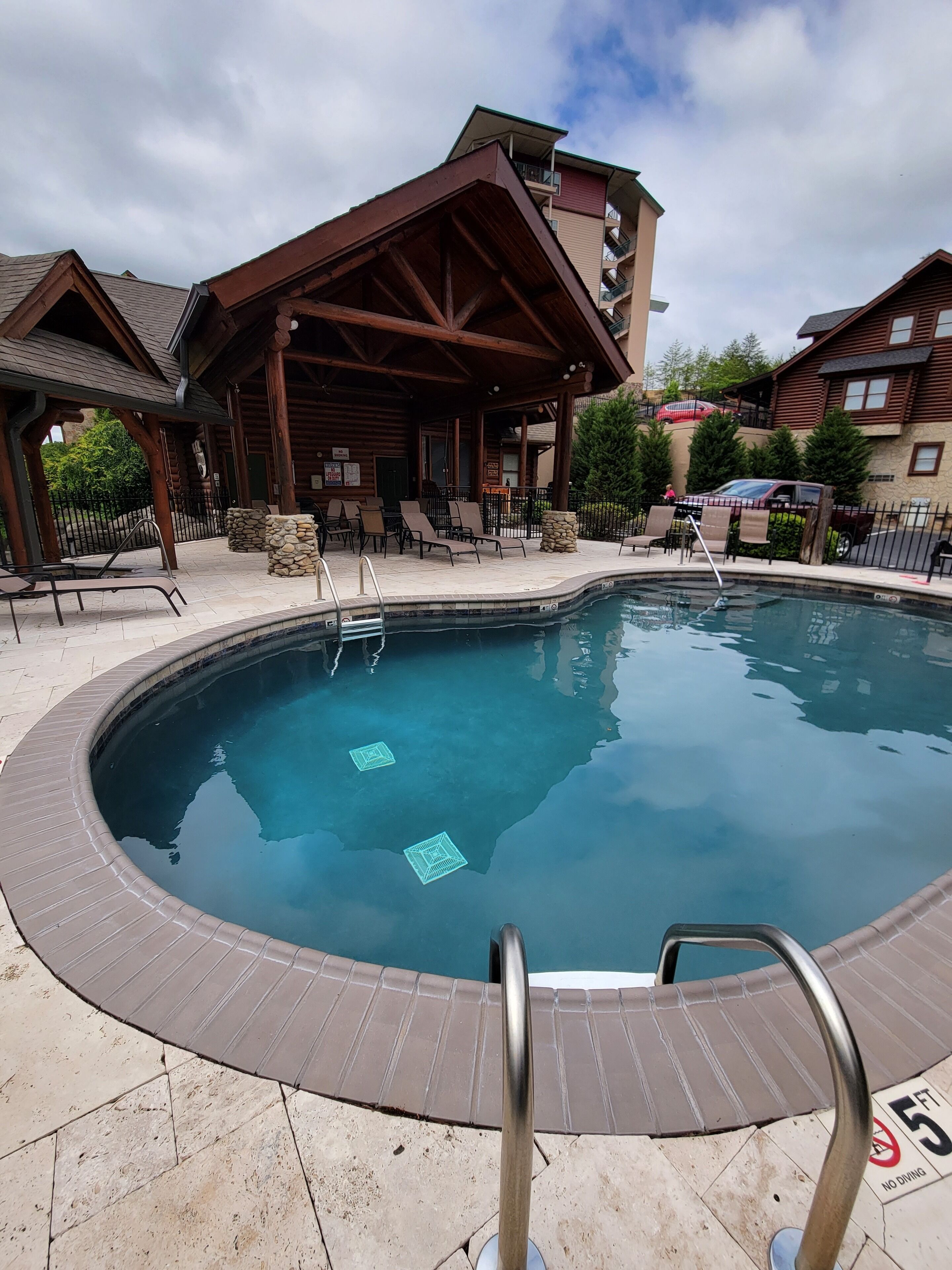 Indoor pool, outdoor pool