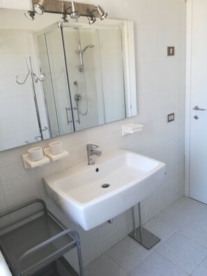 Haartrockner, Bidet, Handtücher
