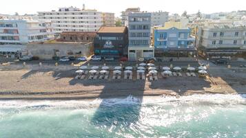 Vista a la playa o el mar