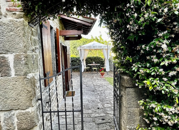 Outdoor dining - Typical Tuscan villa - nature immersion (Castel San Niccolò)