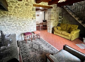 平面電視、壁爐