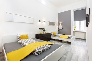 5 chambres, fer et planche à repasser, lit parapluie, Wi-Fi gratuit