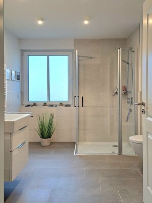 Regadera y secadora de cabello 