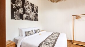 3 habitaciones, tabla de planchar con plancha, internet y ropa de cama