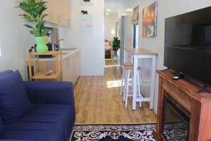 TV connectée, cheminée