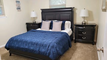 2 bedrooms, in-room safe, iron/ironing board, free WiFi