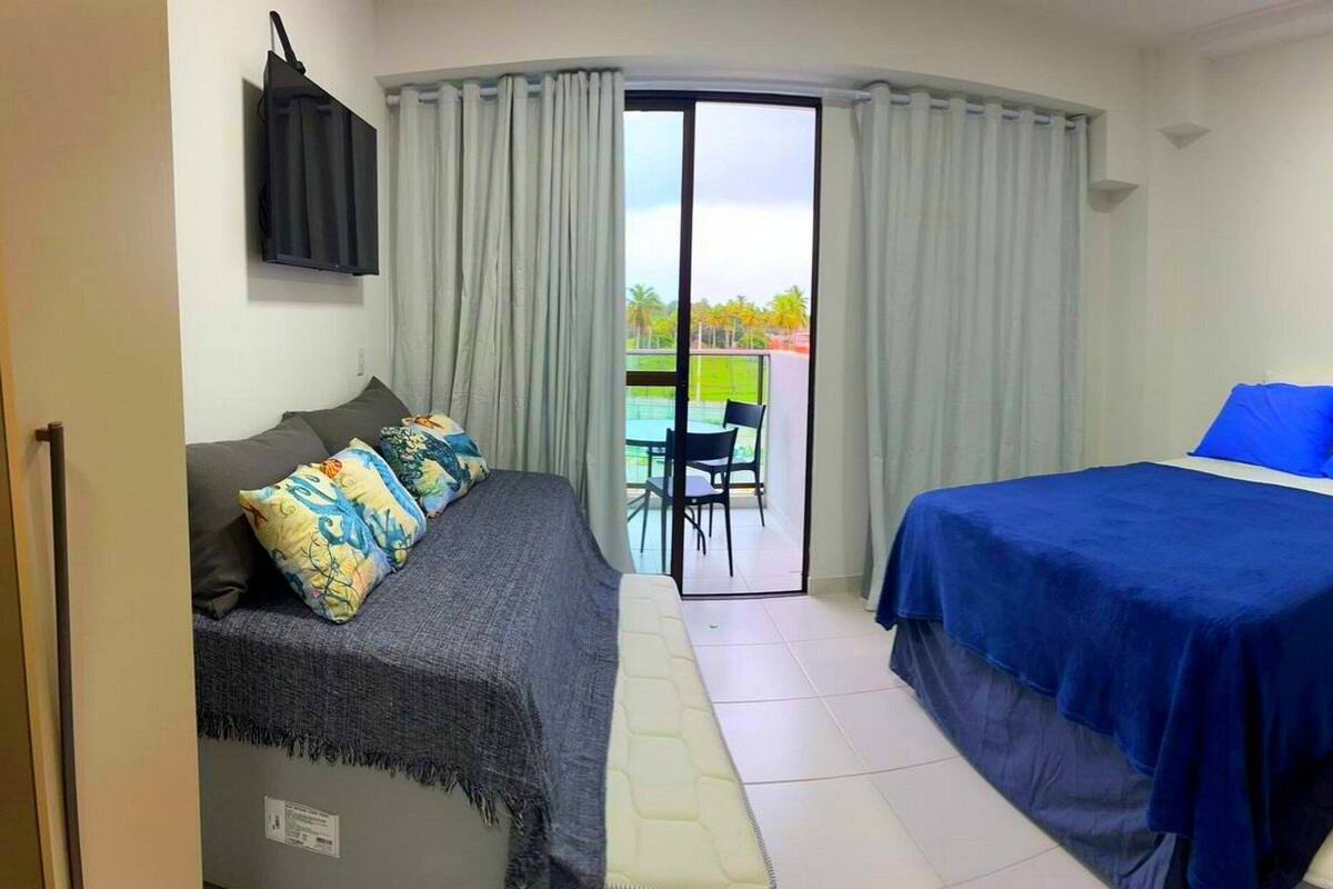 Apartamento | 1 quarto, roupas de cama antialérgicas, espaço de trabalho para notebook