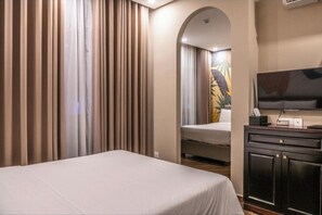 Familiekamer | Lakens van Egyptisch katoen, luxe beddengoed, pillowtop-bedden