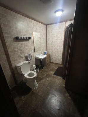 Secador de pelo, toallas
