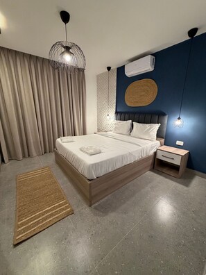 2 chambres, fer et planche à repasser, accès à Internet