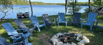 Private Lake Home, Game Room & Fireplace on Keewahtin Lake