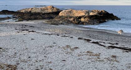 Oceanfront Family Retreat in Scituate with Private Beach, Expansive Porches, Outdoor Shower