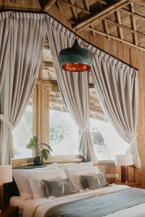 Honeymoon-Villa | Hochwertige Bettwaren, Minibar (mit einigen kostenlosen Artikeln)