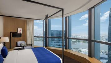 Premium bedding, down duvets, memory-foam beds, minibar